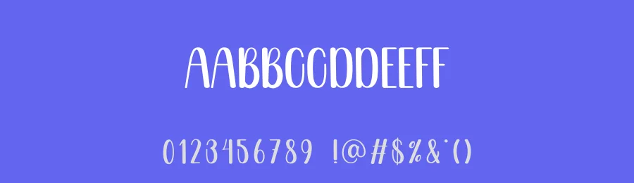 Simple Sample Display Font by creativeletter — Display Font — thumbnail 3