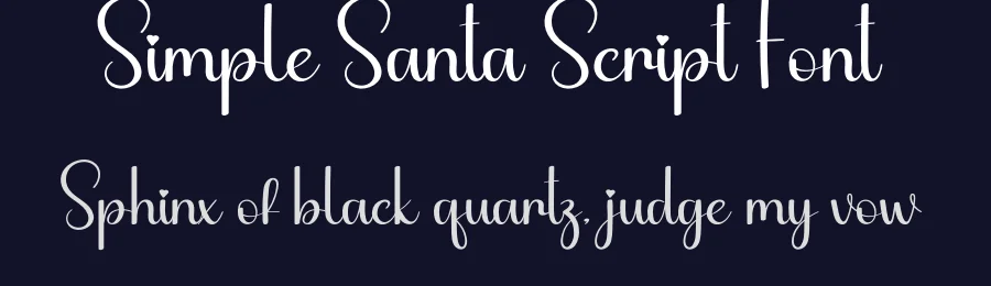 Simple Santa Script Font by andikastudio — Script Handwritten Font — thumbnail 2