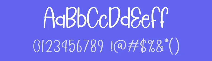 Simple School Display Font by creativeletter — Display Font — thumbnail 3