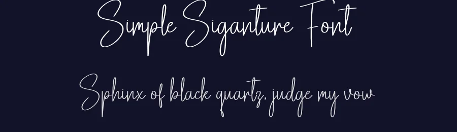 Simple Siganture Font by Kecimpring — Script Handwritten Font — thumbnail 2