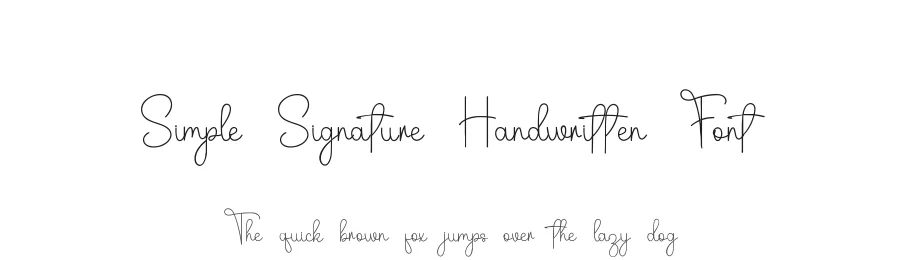 Simple Signature Handwritten Font by inermediaSTUDIO — Script Handwritten Font