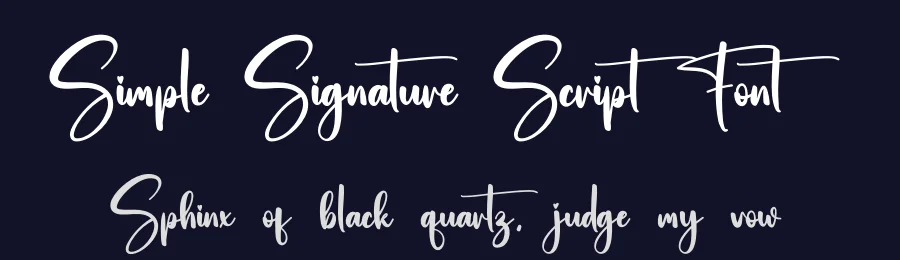 Simple Signature Script Font by creativeletter — Script Handwritten Font — thumbnail 2