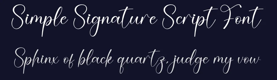 Simple Signature Script Font by creativeletter — Script Handwritten Font — thumbnail 2