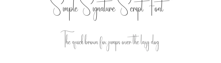 Simple Signature Script Font by andikastudio — Script Handwritten Font