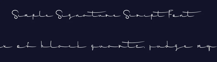 Simple Signature Script Font by levincreative — Script Handwritten Font — thumbnail 2