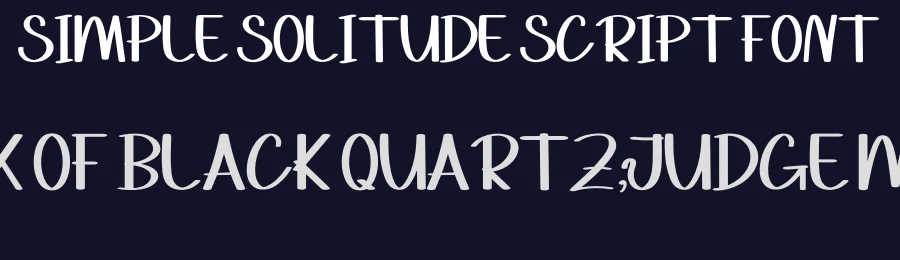Simple Solitude Script Font by inermediaSTUDIO — Display Font — thumbnail 2