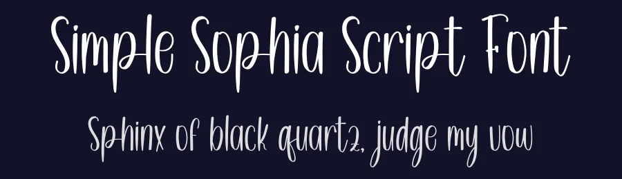 Simple Sophia Script Font by inermediaSTUDIO — Script Handwritten Font — thumbnail 2