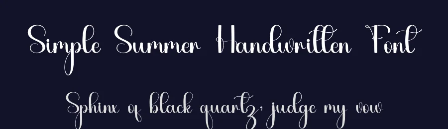 Simple Summer Handwritten Font by inermediaSTUDIO — Script Handwritten Font — thumbnail 2