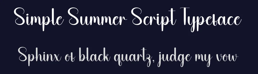 Simple Summer Script Typeface by andikastudio — Script Handwritten Font — thumbnail 2