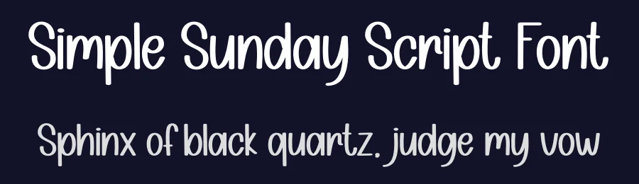 Simple Sunday Script Font by creativeletter — Script Handwritten Font — thumbnail 2