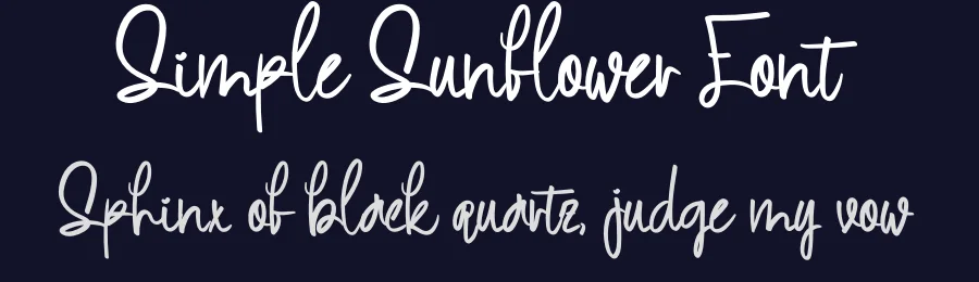 Simple Sunflower Font by levincreative — Script Handwritten Font — thumbnail 2