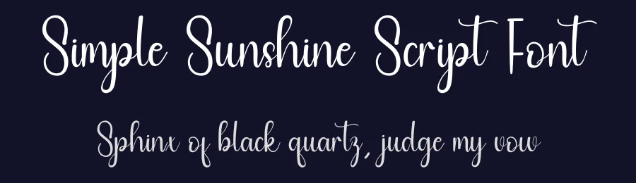 Simple Sunshine Script Font by inermediaSTUDIO — Script Handwritten Font — thumbnail 2