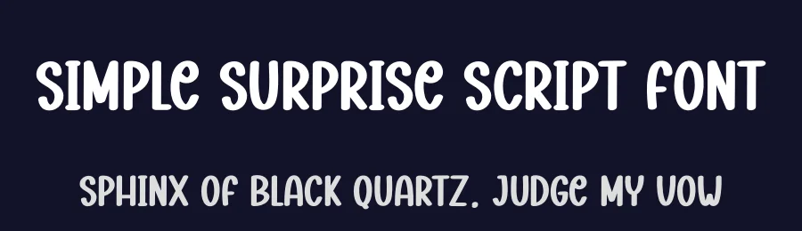 Simple Surprise Script Font by creativeletter — Display Font — thumbnail 2