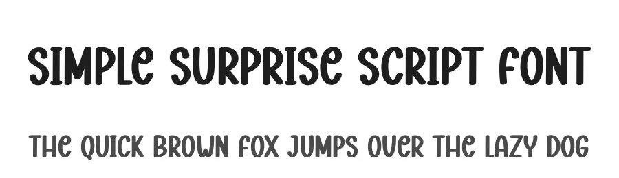 Simple Surprise Script Font by creativeletter — Display Font