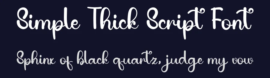 Simple Thick Script Font by inermediaSTUDIO — Script Handwritten Font — thumbnail 2