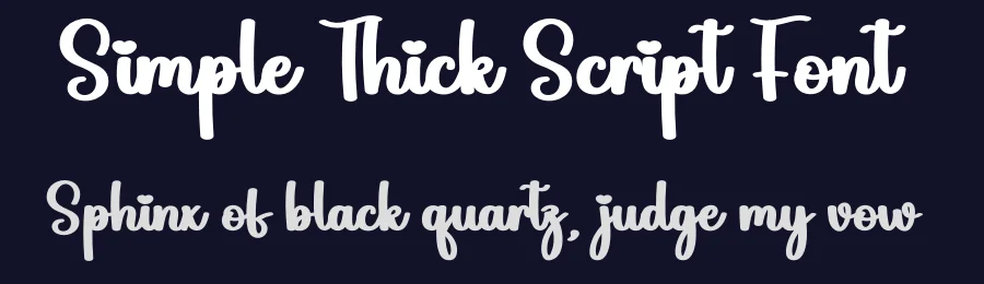 Simple Thick Script Font by andikastudio — Script Handwritten Font — thumbnail 2