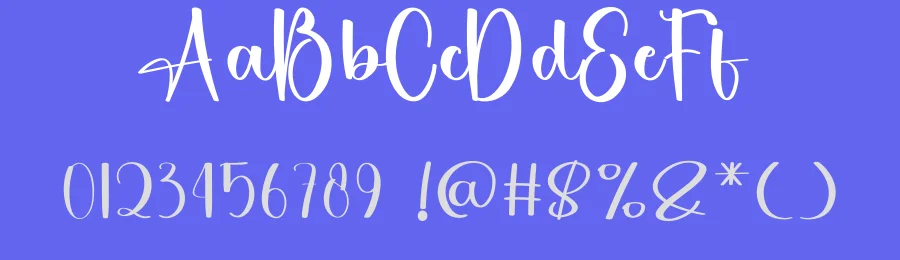 Simple Thick – Stylish Handwritten Script Font by freshtypeink — Script Handwritten Font — thumbnail 3