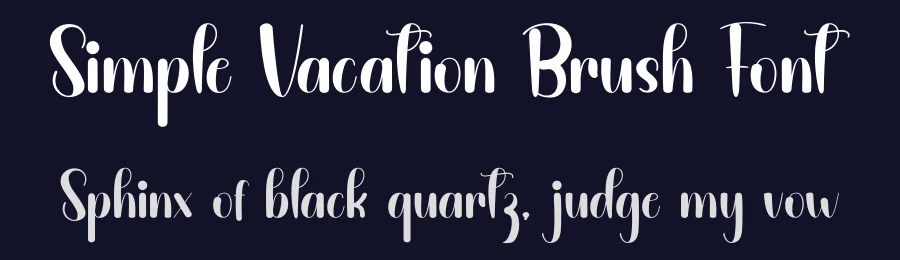 Simple Vacation Brush Font by inermediaSTUDIO — Script Handwritten Font — thumbnail 2