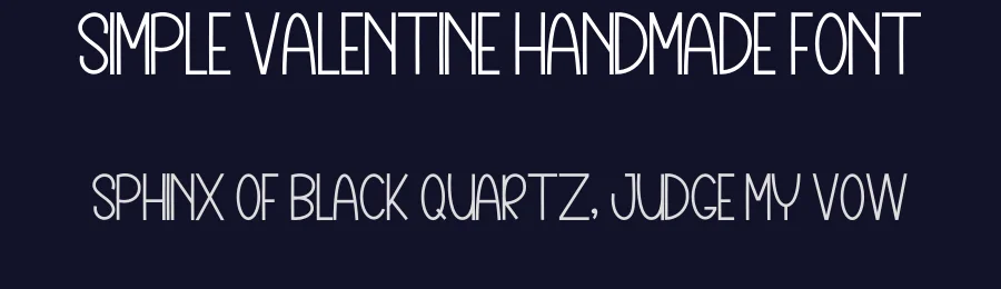 Simple Valentine Handmade Font by inermediaSTUDIO — Display Font — thumbnail 2