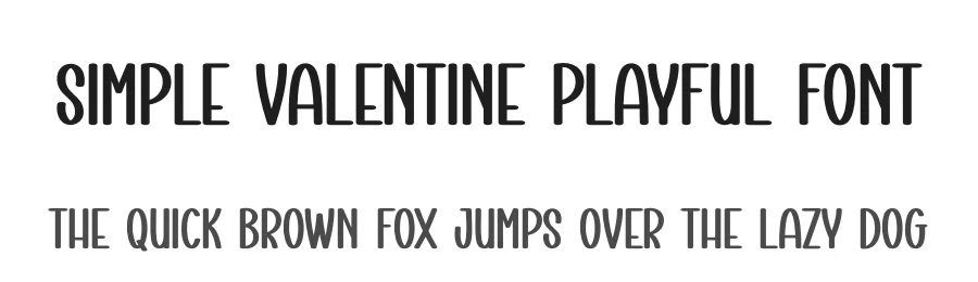 Simple Valentine Playful Font by creativeletter — Script Handwritten Font