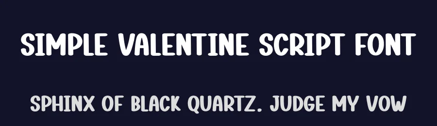 Simple Valentine Script Font by creativeletter — Display Font — thumbnail 2