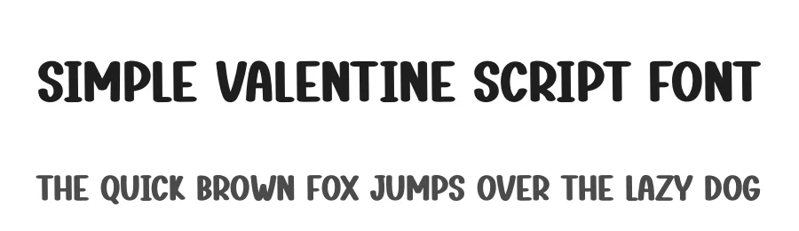 Simple Valentine Script Font by creativeletter — Display Font