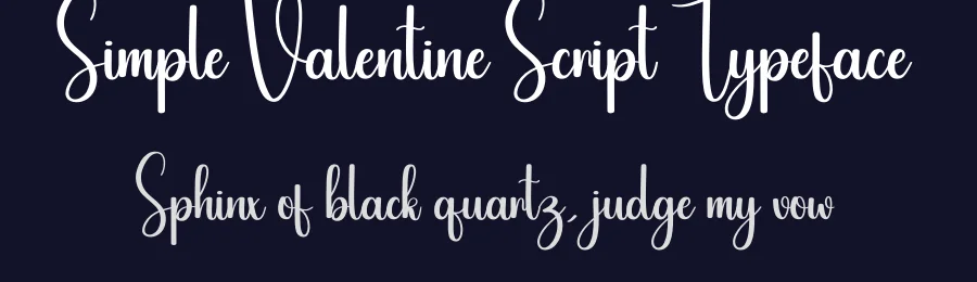 Simple Valentine Script Typeface by creativeletter — Script Handwritten Font — thumbnail 2