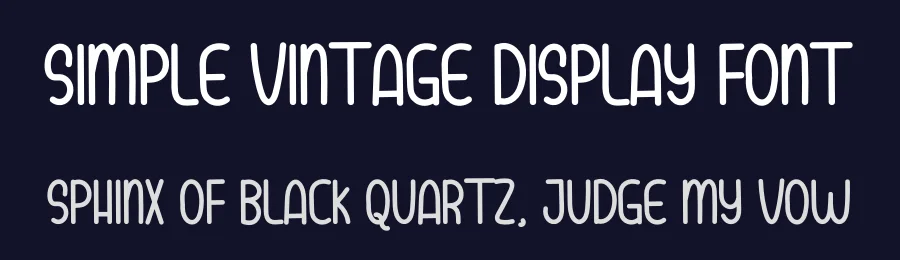 Simple Vintage Display Font by inermediaSTUDIO — Display Font — thumbnail 2