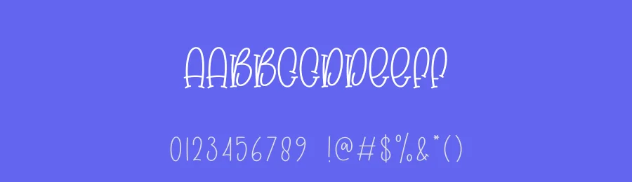 Simple Winter Display Font by creativeletter — Display Font — thumbnail 3