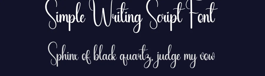 Simple Writing Script Font by creativeletter — Script Handwritten Font — thumbnail 2