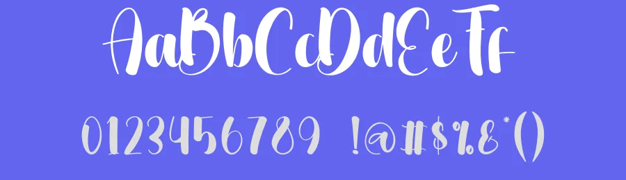 Simple Yummy Calligraphy Font by creativeletter — Script Handwritten Font — thumbnail 3