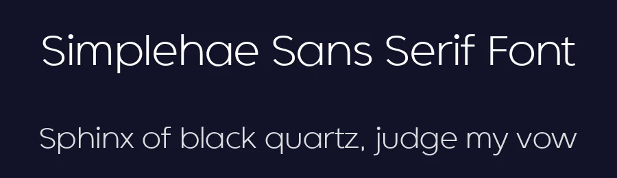 Simplehae Sans Serif Font by Cafe24 — Sans Serif Font — thumbnail 2