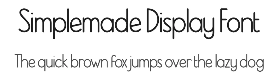Simplemade Display Font by jimtypestudio — Display Font