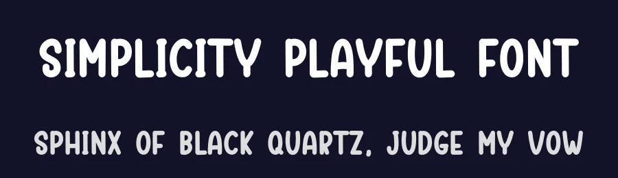 Simplicity Playful Font by inermediaSTUDIO — Display Font — thumbnail 2