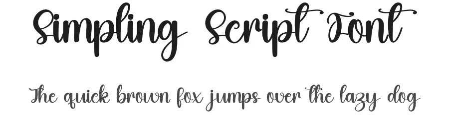 Simpling Script Font by inermediaSTUDIO — Script Handwritten Font