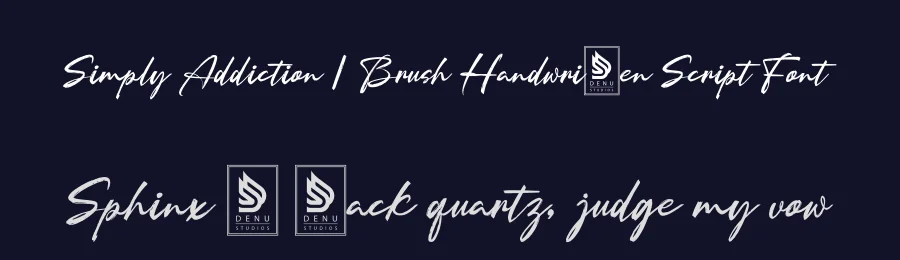 Simply Addiction | Brush Handwritten Script Font by Gracetypestudio — Script Handwritten Font — thumbnail 2