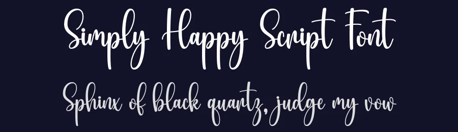 Simply Happy Script Font by DN Creative — Script Handwritten Font — thumbnail 2