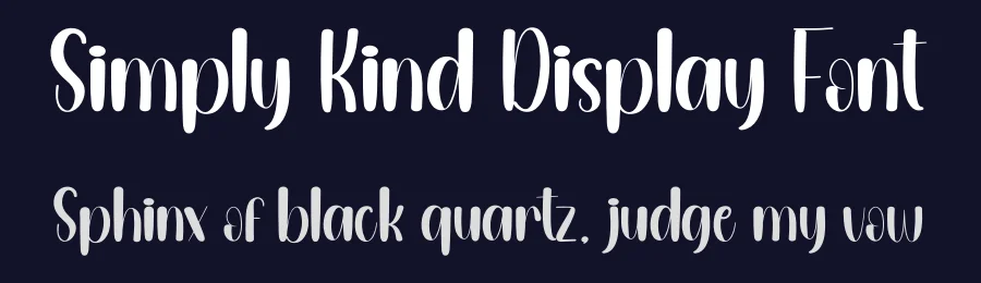Simply Kind Display Font by andikastudio — Display Font — thumbnail 2