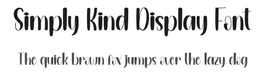 Simply Kind Display Font by andikastudio — Display Font