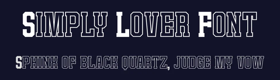 Simply Lover Font by Pian45 — Display Font — thumbnail 2