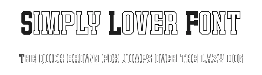 Simply Lover Font by Pian45 — Display Font