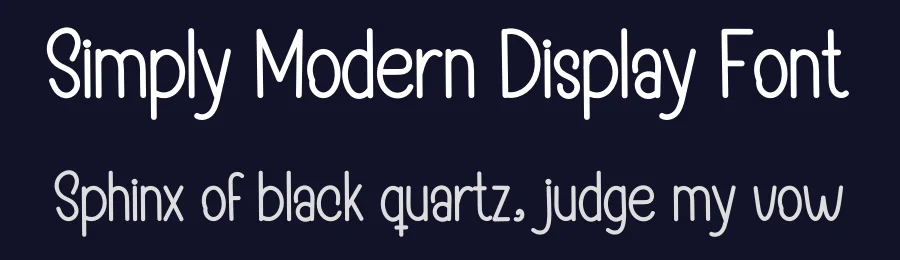 Simply Modern Display Font by inermediaSTUDIO — Display Font — thumbnail 2
