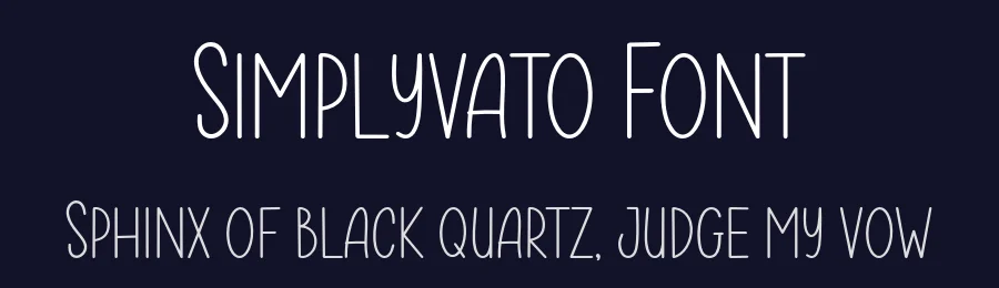 Simplyvato Font by Creatifontstudios — Decorative Font — thumbnail 2