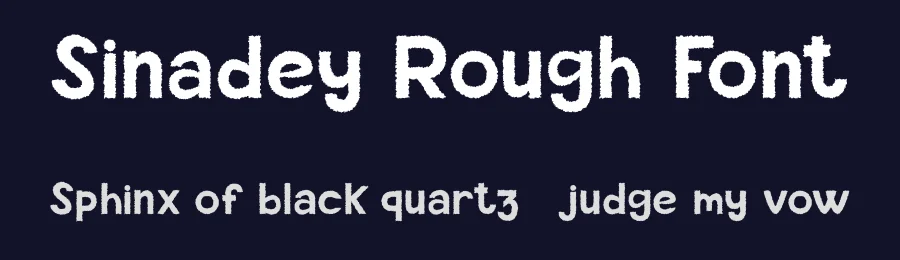 Sinadey Rough Font by craftsupplyco — Sans Serif Font — thumbnail 2