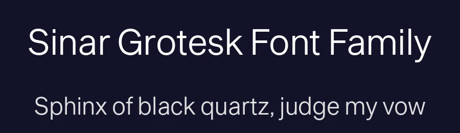 Sinar Grotesk Font Family by Tokotype Foundry — Sans Serif Font — thumbnail 2