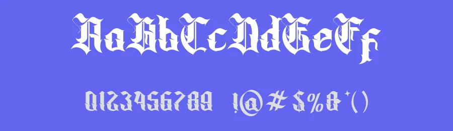 Sinastre Font by Dhabee — Blackletter Font — thumbnail 3