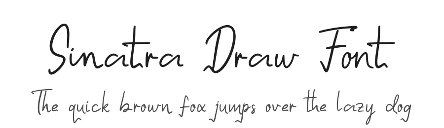 Sinatra Draw Font by Gracetypestudio — Script Handwritten Font