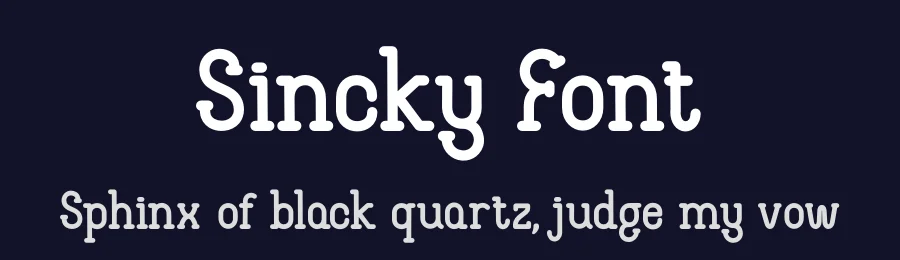 Sincky Font by saemooncreative — Serif Font — thumbnail 2
