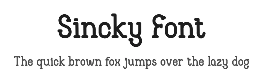 Sincky Font by saemooncreative — Serif Font