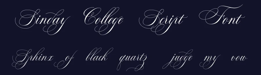 Sinday College Script Font by Alcode — Script Handwritten Font — thumbnail 2